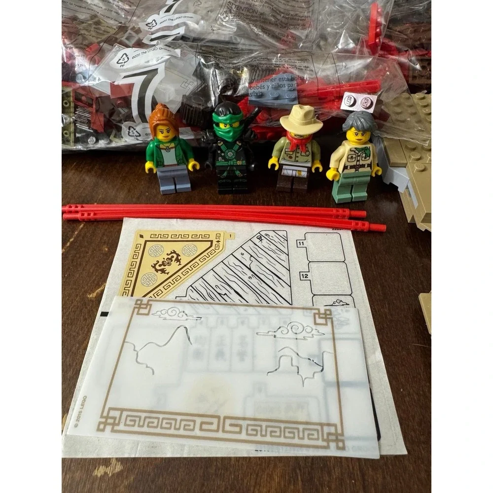 LEGO 70751 Temple of Airjitzu Retired Incomplete Set w/ Box No Manual